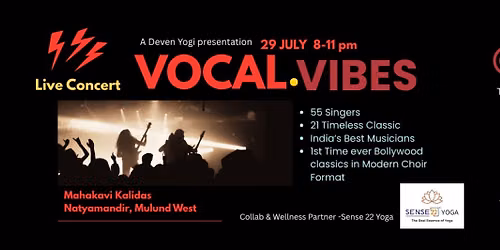 VOCAL VIBES \u2013 55 Voices. One Stage. 100% Live.