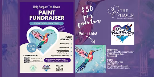 \ud83c\udfa8 Hope for The Haven: A Paint & Sip Fundraiser