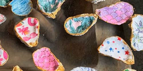  ABBQ Oyster Craft Class-Trinket dishes and more!