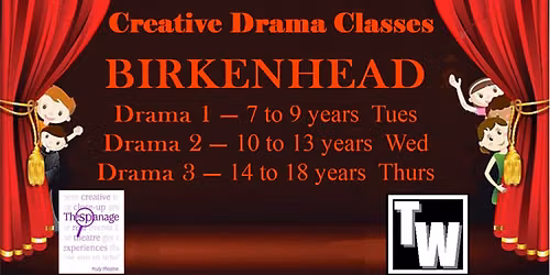 Creative Drama Classes \u2013 7 to 18 years