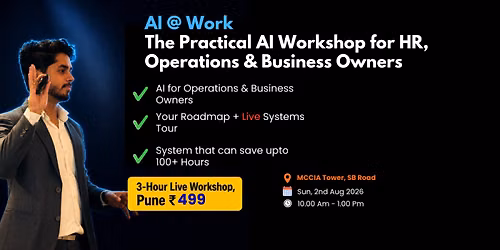 AI @ Work The Practical AI Workshop for HR, Operations & Business Owners