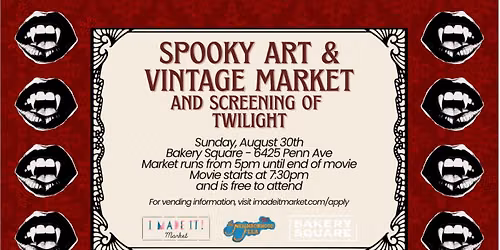 Spooky Art & Vintage Movie Night Market + Screening of Twilight