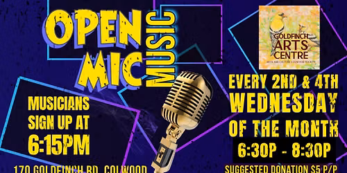 Goldfinch Open Mic Night
