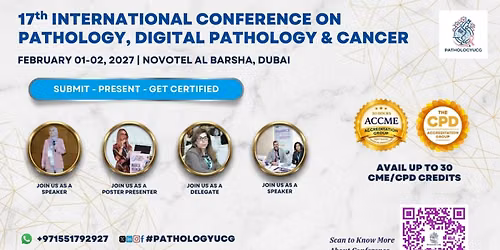 17th International Conference on Pathology, Digital Pathology & Cancer