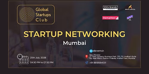 GLOBAL STARTUPS CLUB l STARTUP NETWORKING MUMBAI 2026