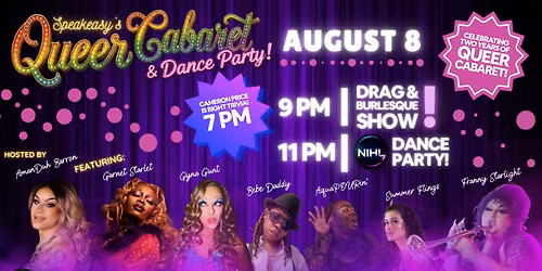 Speakeasy\u2019s Queer Cabaret and Dance Party (is turning TWO!)