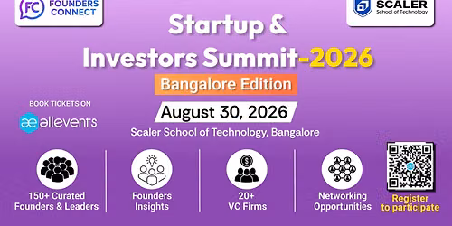 Startup & Investor Summit 2026 \u2013 Bangalore Edition