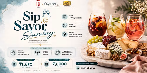 Sip and Savor Sunday: Sangria & Gourmet Cheese Tasting Session