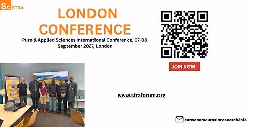 Pure & Applied Sciences International Conference, 07-08 September 2027, London