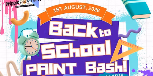 Back to School Paint Bash! A Family Paint Party Experience