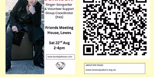 Benefit Gig & Info Session: Pernicious Anaemia Society - Benita Johnson