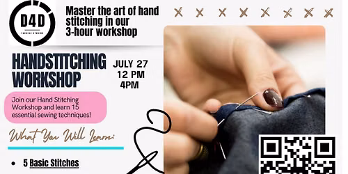 Master the Art of Hand Stitching: A Beginner-Friendly Workshop