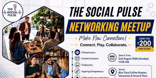 The Social Pulse Networking Meetup | Connect \u2022 Play \u2022 Collaborate