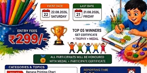 Independence Day State Level Drawing Competition August 2026