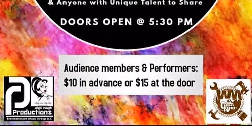 Art Out Loud Open Mic: 'Lyrics in my BackPack' Edition