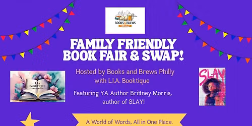 Family Friendly Book Fair & Swap!