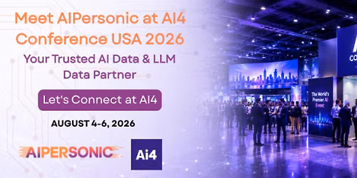 AIPersonic at Ai4 2026 | AI Data Annotation & Data Labeling Services