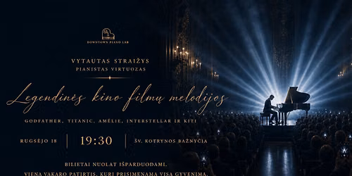 Legendin\u0117s Kino Film\u0173 Melodijos | pianistas virtuozas Vytautas Strai\u017eys