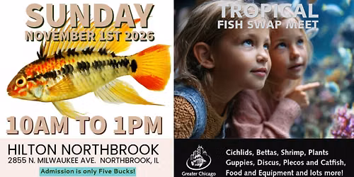 GCCA Tropical Fish Swap Meet \u2014 November 1, 2026