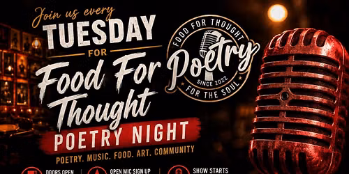 Poetry Night - Food For Thought at Freight 38 | Walkers Point