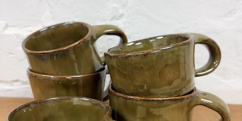 Monday evening 6 week beginners mug making course 6pm-8pm (\u00a3180 including materials and firing)