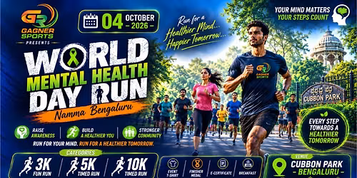 World Mental Health Day Run - Namma Bengaluru