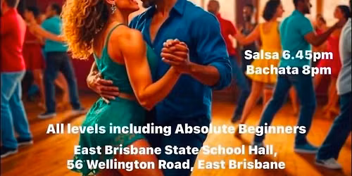 Salsa and Bachata Classes for all levels. Join us on ANY Tuesday!