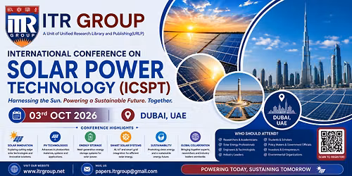 International Conference on Solar Power Technology(ICSPT)