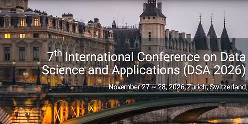 7th International Conference on Data Science and Applications (DSA 2026)