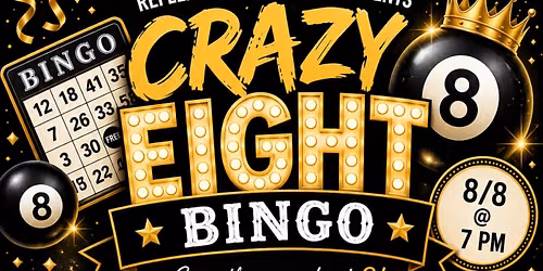8\/8 Crazy 8 Bingo Night Out