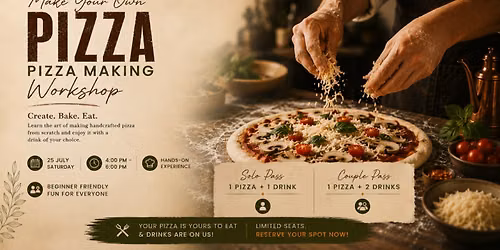 Make Your Own Pizza Workshop | Vintage Cottage Cafe | Noida