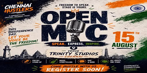 Open Mic Chennai- Freedom