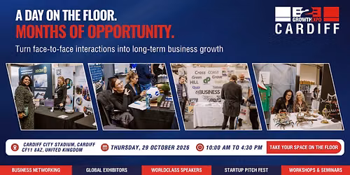 Cardiff B2B Growth Expo 2026 | Book Your Stand At Premier B2B Show