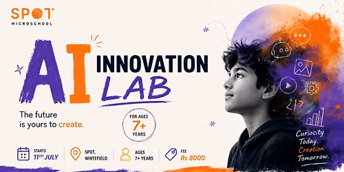 AI Innovation Lab for Kids | 8-Week Hands-on Program Whitefield