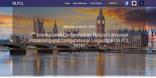 7th International Conference on Natural Language Processing and Computational Linguistics