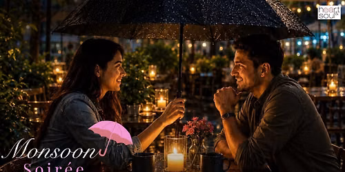 Monsoon Soiree social mixer for singles seeking authentic connections