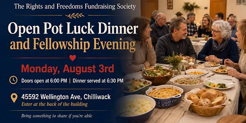 Pot Luck Dinner and Fellowship Evening