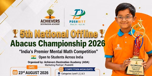 5th National Offline Abacus Championship 2026 \u2013 Chennai