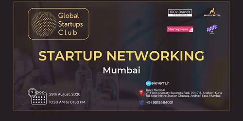 GLOBAL STARTUPS CLUB l STARTUP NETWORKING MUMBAI 2026