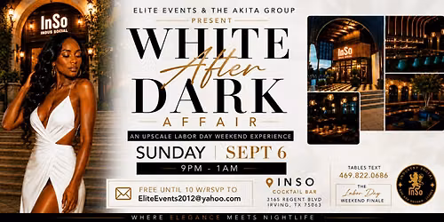 The White After Dark Affair in Las Colinas