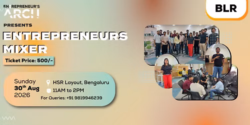 Entrepreneur's Mixer (Bengaluru)