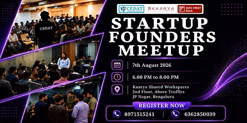 Startup Founders Meetup by CEDAT