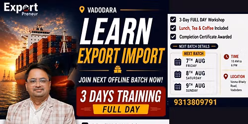 3-Day Practical Export-Import Masterclass (Offline Batch)