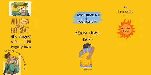 Dragonfly Reads \u2013 Book Reading & Workshop with Auto Akka