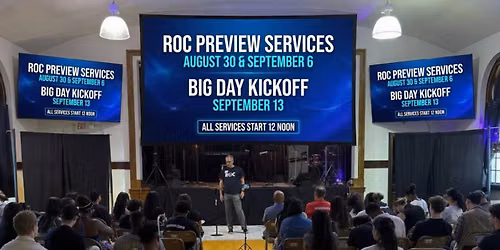 Rutgers Oasis Church BIG DAY Launch September 13!