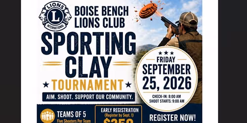 Sporting Clays fundraiser for the Boise Bench Lions Club