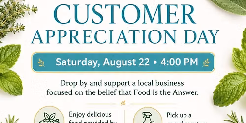 Join Us for Customer Appreciation Day!
