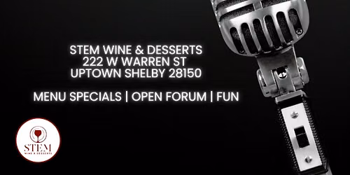 Open Mic | Karaoke | Poetry @ STEM Wine & Desserts