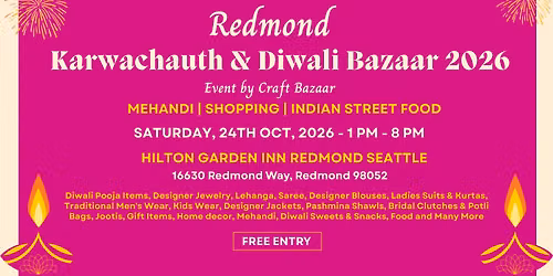 Redmond Karwachauth & Diwali Bazaar 2026