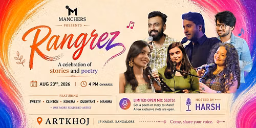 Rangrez Showcase : A Poetry & Storytelling Celebration